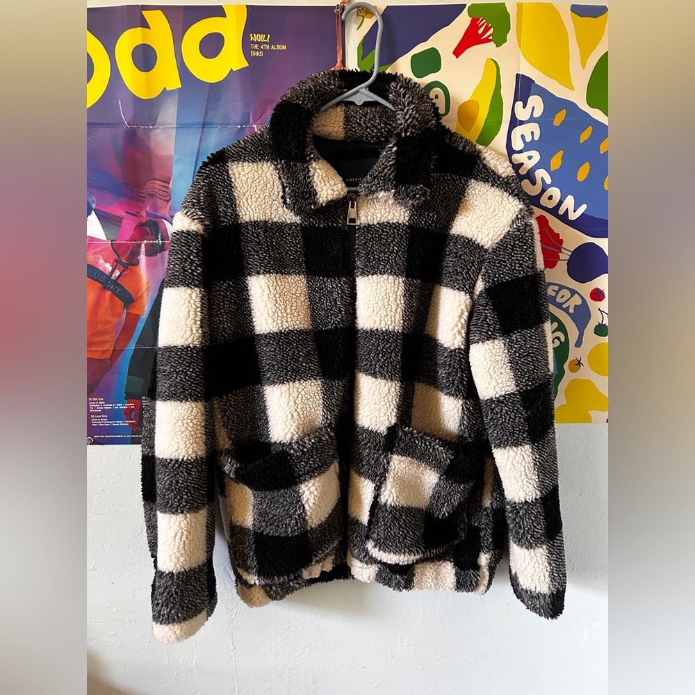 American Eagle Checkered Jacket - image 1